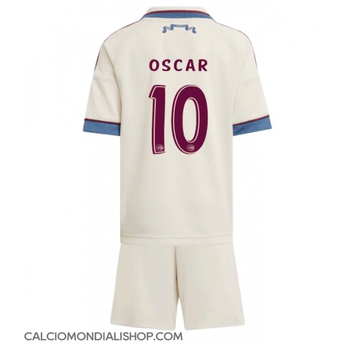 Maglie da calcio Ajax Oscar Gloukh #10 Terza Maglia Bambino 2025-26 Manica Corta (+ Pantaloni corti)